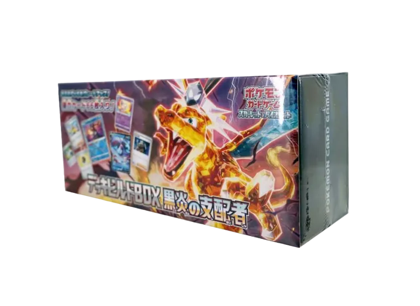 Pokémon Trading Card Game Scarlet & Violet Deck Build Box: “Ruler of Black Flames”