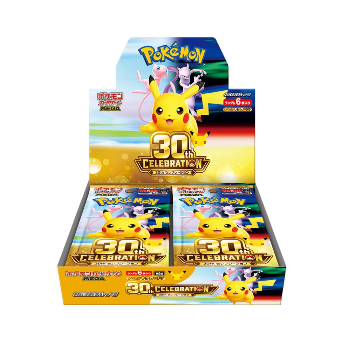 30th CELEBRATION – Japanese Pokémon Mega Expansion Card Set
