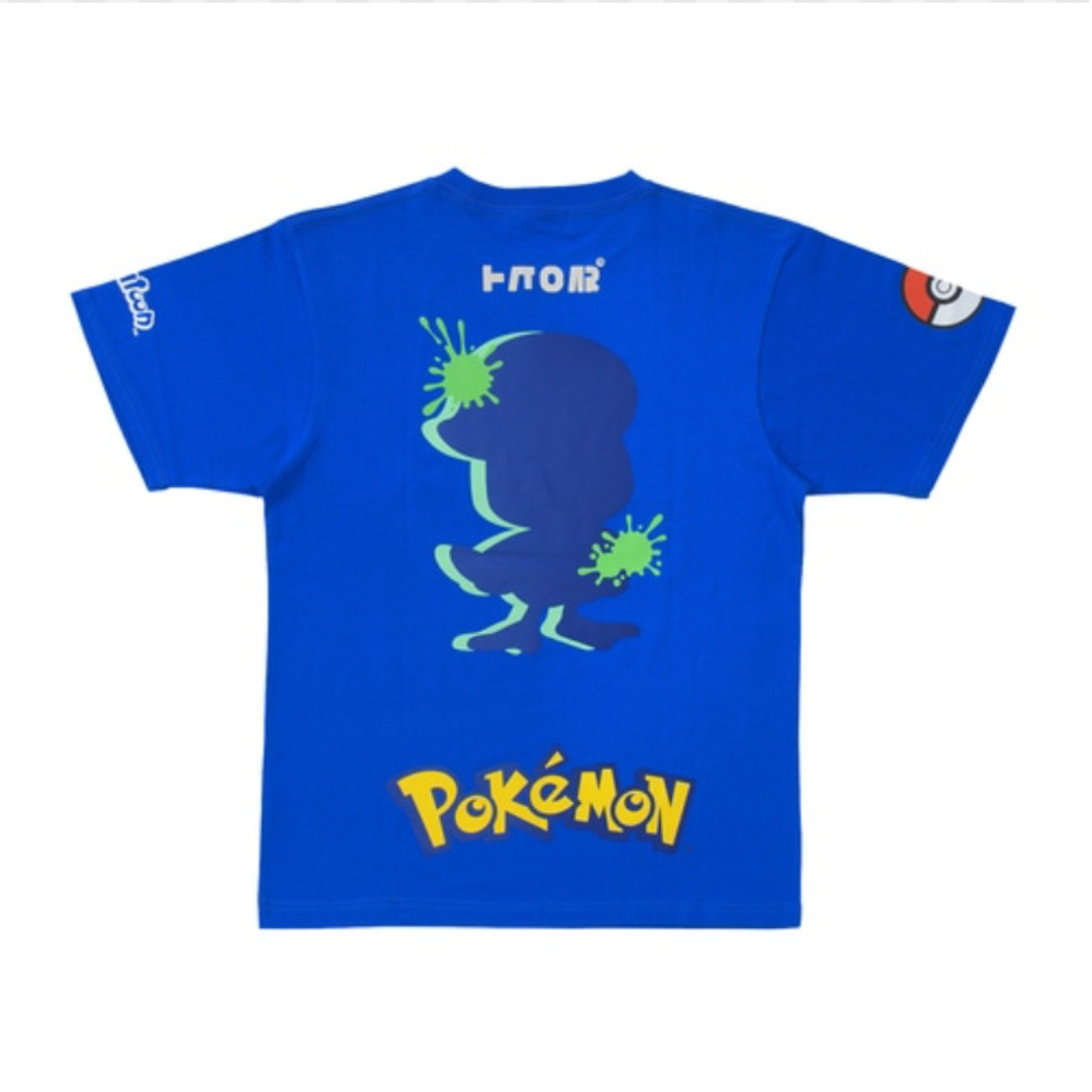 Splatoon × Pokémon Collaboration T-Shirt Water Size L