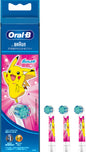 Pikachu Electric Toothbrush Replacement Heads (Pink) [3-Pack] BRAUN Oral-B
