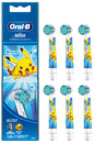 Pikachu Electric Toothbrush Replacement Heads (Blue) [6-Pack] BRAUN Oral-B