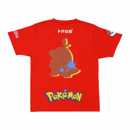 Splatoon × Pokémon Collaboration T-Shirt Fire Size S