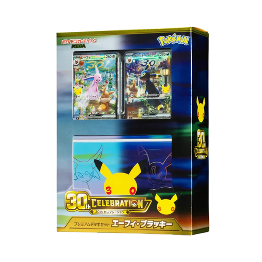 "30th CELEBRATION Premium Deck Set Espeon,Umbreon"  Pokemon Card Game MEGA Constructed Deck